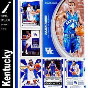 Kentucky Wildcats 6 Card Lot - CBKBL [25_6_2]